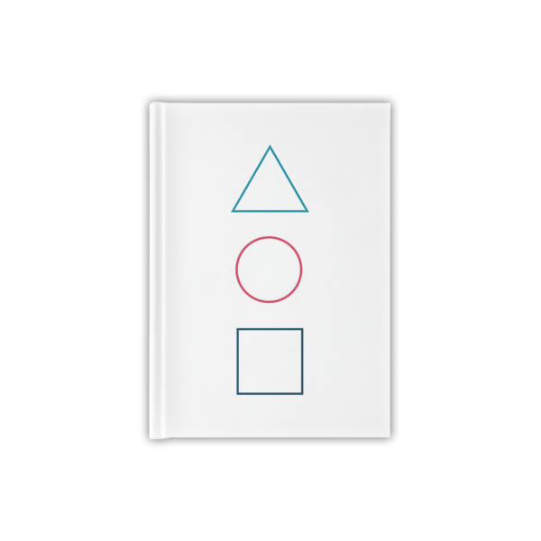 “Three Shapes” Quaderno con copertina rigida