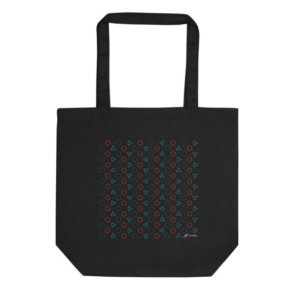 “Outlines Rotating Pattern” Eco Shopper Nera