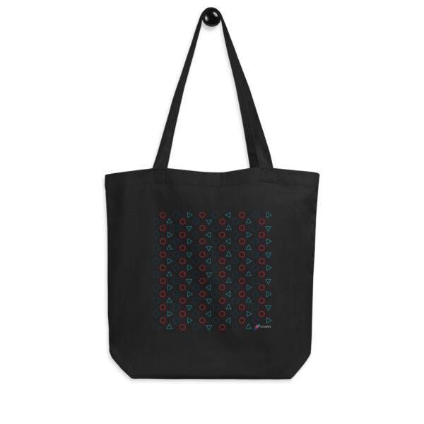 “Outlines Rotating Pattern” Eco Shopper Nera - immagine 2