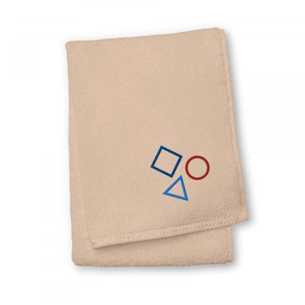 “Three Shapes” Asciugamano Beige - immagine 4