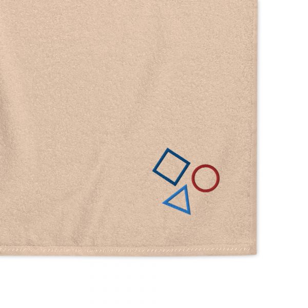 “Three Shapes” Asciugamano Beige - immagine 5